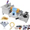 Generic Macchina Per La Molatura E Sfaccettatura Di Pietre Preziose, Sega Da Tavolo Multifunzione Da 750 W, Tornio Da Banco Per La Lucidatura Di Gioielli E Rocce, Trapano, 800-10000 Giri/min, Attrezzatura