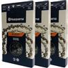 Husqvarna 585422152 S93G - Catena 3/8 Mini .050 52DL, 35,5 cm, confezione da 3