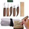 Generic Kit per intagliare il legno, strumenti per intagliare il legno, set di 8 strumenti per intagliare cucchiai, kit di dettagli di intaglio multiuso, strumenti portatili per intaglio cucchiaio per sapone
