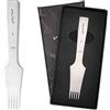 Wuta nuovo cuoio die-steel scalpello French Style pizzicore Iron Sharp cuoio punzonatura tool-2.7/3.0/3.38/3.85 mm (re-3.85 mm set-2 + 8TEETH) Obverse 3.0mm 5 teeth