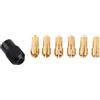 Masyrt Pinza per Utensile Rotante Chuck 6x4x1 6 Pezzi Manicotti per Pinza Gamma di capacità di Presa 1mm 3,2mm con Cappuccio M8x0,75 Adatto per Utensili Rotanti