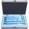 Accusize Industrial Tools Accusize 509S-007M - Set di viti a testa svasata con testa a testa piatta, 3 scanalature, gambo dritto, 7 pezzi/set, 509S-007M