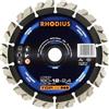 RHODIUS LD300 - Disco da taglio diamantato, 180 x 12,0 x 2,4 x 22,23 mm