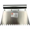 Generico Pavan Spatola Dentata per Colla Piastrelle, Rasatura e Stesura Adesivi Professionale 200 mm Dente Greco 5x7 mm - Acciaio Inox Art.542