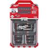 Milwaukee 4932480946 - Set di bussole a Impatto Profondo Shockwave, Attacco 3/8, con contenitori modulari Packout, 19 Pezzi