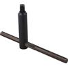 Opatiny Set di chiavi quadrate con manico a T per tornio da 8/10/12/14/17 mm, in acciaio al carbonio ossidato nero, per router CNC e utensili di lavorazione (12 x 12)