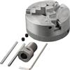 Generisch Set di aste, punte elettriche Chuck - 3 Jaw tornio Chuck in lega di zinco, di collegamento autocentrante, accessorio di serraggio per la torsione del legno