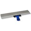DEWEPRO Spatola Larga Professionale 600 x 95 mm In Acciaio Inox Spessore 0,4 mm Con Impugnatura Soft Grip E Supporto In Alluminio Per Rasatura E Lisciatura Superfici