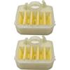 UHESWQ Misura for Husqvarna 340 345 346 346XP 350 351 353 Motosega di ricambio 537024002 Parte 2 pezzi Pulitore filtro aria carburatore