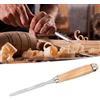 Acouto Scalpello per Legno Scalpello per Legno in Acciaio Legato per Carpenteria Utensile Manuale per la Lavorazione del da 8 Mm e per per Cr V per da 8 Mm Strumento per Carpenteria