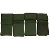 NBVGHPSRW Cintura in vita per borsa per attrezzi da giardino, organizer per attrezzi da giardinaggio con 4 tasche, custodia in tela verde militare per forniture da giardinaggio, porta