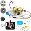 Generic Macchina lucidatrice e levigatrice per pietre lapidarie 750W Mini sega da tavolo 800-10000RPM Macchina per lucidare gioielli con albero flessibile per creazione di gioielli fai-da-te