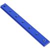xiaopang 1 pezzo T-Slider per T-Slot M6/M8 T-Track Slider Dado scorrevole in lega di alluminio Slot a T per strumenti di lavorazione del legno Jigs Vite di fissaggio (200 mm blu)