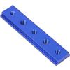 xiaopang 1 pezzo T-Slider per T-Slot M6/M8 T-Track Slider Dado scorrevole in lega di alluminio Slot a T per strumenti di lavorazione del legno Jigs Vite di fissaggio (100 mm blu)