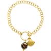 LE PERLE DI CALTAGIRONE Bracciale haniya in argento e ceramica