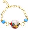 LE PERLE DI CALTAGIRONE Bracciale aida in argento e ceramica