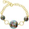 LE PERLE DI CALTAGIRONE Bracciale in argento e ceramica