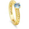 TOSCANA BY ETRUSCA Anello Solitario Toscana by Etrusca con lavorazione traforata in argento 925 placcato oro giallo 18Kt, impreziosito da pietra naturale. Un gioiello elegante e luminoso, caratterizzato da un design raffinato e contemporaneo, ideale per …