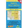 CARTA DEI SENTIERI GE 15 Parco dell'Aveto foglio Est e Sud 1:25.000