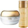 O Boticário Lily - Set regalo per la cura della pelle con 2 prodotti: crema corpo profumata satinata 250 g e olio per il corpo profumato 150 ml