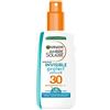 GARNIER Ambra solare invisibile Protect - Spray protettivo Refresh FPS 30 - Protegge dai UVA & UVB - Vitamina E & Aloe Vera - Vegan & Cruelty Free - Tutti i tipi di pelle - 200 ml