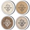 Rubu22a Balsamo per barba con profumo di sandalo - Cera per barba - Stylt, rafforza e fa barbe e baffi morbidi - Regali per uomini (VANILLA+LEATHER+CIGAR+CEDAR WOODS+)