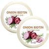 Generico Onion Biotin Shampoo Bar, 2PCS Cipolla Rosmarino Shampoo Saponetta, Profondità Nutriente Shampoos Biotina Saponetta Per Capelli Crescita, Idratante Cipolla Shampoos Rosmarino Capelli Saponi Barrette