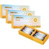 YOENBG Confezione da 30 mini sunscreen da viaggio SPF 50 + ultra luce, formula vegana e senza olio, crema solare impermeabile e resistente al sudore per pelli sensibili (3 scatole/90 pezzi)