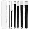 LOPHE Bisturi per Pedicure, Set Pedicure Professionale in Acciaio Inox da 6 Pezzi, Kit di Coltelli per Pedicure con Custodia, Pedicure Attrezzi per Rimuovere l Calli di Pelle Morta, Dura