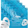 LOPHE Maschera Collagene Viso, 4 Pezzi Bio Collagen Real Deep Mask, Maschera per il Viso Idratazione Intensa, Mirato Alla Pelle Secca, Opaca e Non Compatta