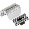 vhbw Set pezzi di ricambio lamine sostituisce Braun 51B, 51S per rasoio elettrico, lamina + blocco lame, colore argento