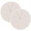 GANAZONO Spugne per Trucco a Cuneo in Lattice 2 Set, Spugnette per Fondotinta Morbide e Adatte Uso Asciutto e Umido, Strumenti per Applicazione Make Up Viso Donna