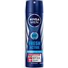 Nivea Men Deo Fresh Active Spray, senza alluminio, confezione doppia, 1er Pack (2 X 150 ML)