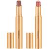 HYPYXUS Ombretto Stick 3 Colori in 1 Confezione da 2/4, Ombretto Cremoso Glitterato a Lunga Durata e Impermeabile, Sfumato Brillante Matita Eyeliner Illuminante per Trucco Occhi Donna (01+03)
