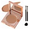 Generico Colored Clay CC Undereye Corrector & Hydrating Concealer with Brush, Color Correcting Cream for Dark Circles, Under Eye Brightener, Lightweight Formula for All Skin Types (Natural)