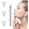 Votvlog 80 pezzi Face Lift Tape, Facial Tape Tool, Face Lift Sticker invisibili V-Face Face, Collo e Eye Lift per una perfetta forma del viso