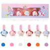 LOPHE Smalti Bambina, 6 Pezzi Smalto per Bambini Set Smalti Peel-Off a Base Acqua, Set Unghie Bambina Non Tossico, Regalo per Ragazze(B)