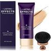 Mciluyaiio Beauty Body Coverage Perfector con pennello,2 in 1 Camouflage e Illuminante per il corpo,Perfezionatore per tutto il viso,Crema Corpo Coverage Perfector,Lucido Naturale a Lunga Tenuta (Avorio)