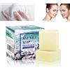 MTDBAOD Goat Milk Soap,Handmade Sea Salt Soap Goat Milk Cleaner,Natural Goats Milk Soap,Exfoliating Acne Deeply Clean Problem Skin,Body Face Hand Wash Skincare for All Skin