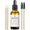 Naissance Olio di Ricino Certificato Biologico con Pennelli - 50ml - Olio di Castor Pressato a Freddo, Puro, Naturale, Vegano Per Crescita dei Capelli, Ciglia, Sopracciglia, Barba, Unghie, Viso, Corpo