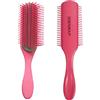 Denman Spazzola D4, 9 File di Dentini, Rosa