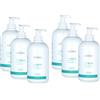 Italfisio T-CREAM by Italfisio - Crema Conduttiva per Radiofrequenza Abbinata al Vacuum Viso e Corpo - Facile da Spalmare con Benefica Azione Emolliente ed Idratante - con Tappo Dosatore 6x500 ML