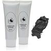 Elitzia Gel di carbonio peeling cura della pelle morbida bambola nera viso pulizia profonda 80 ml Elitzia ETBDF22 confezione da 2 pezzi