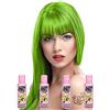 Renbow 4 Crazy Color Semi Permanent Hair Colour Dyes by Renbow 100ml Lime Twist 68