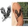 Generico Adesivo per tatuaggio temporaneo a forma di aquila, duraturo e impermeabile, tatuaggi finti realistici per uomini e donne, per braccia e gambe.(2pcs)