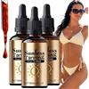 Generisch Gocce abbronzanti da bere, Self Tanning Drops per bere, autoabbronzanti per corpo e viso, senza danni al sole, autoabbronzanti per corpo e viso (3 pezzi)