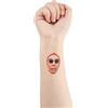Jinlinjew Tatuaggio Temporaneo Personalizzato Tatuaggio Viso Personalizzato Divertente Adesivo Corpo Rimovibile Impermeabile