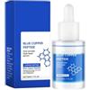 GUUZETU Siero antirughe al peptide di rame blu | Essenza viso a doppio strato con GHK-Cu per rassodamento e idratazione profonda | Formula leggera e non appiccicosa per una pelle più liscia (1 PC)