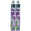 FEI FAN 2x Acqua Profumata Con Aloe Vera Gel Bio. Disponibile In Diverse Fragranze Leggere, Intense, Intramontabili, Classiche Ed Eleganti, Da Indossare Tutti i Giorni 75ml (IRIS E VETIVER)