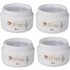 Sun Garden Nails 4 x 30 ml UV Fibreglass Clear Trasparente - Linea Premium Gel - Finitura, Corporatura, Adesivo - Top Coat - Monofase Gel